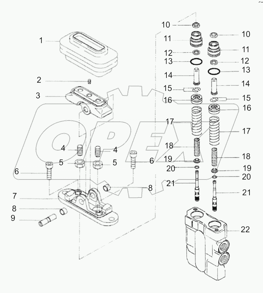 12C0256-001-00 FOOT PILOT VALVE