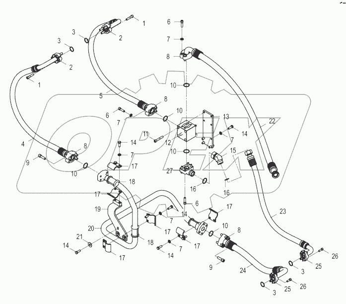 15Y1089-000-00 ATTACHMENT PLATFORM LINES