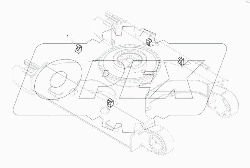 30D1100-000-00 TRACK FRAME