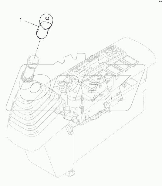 34C5439-000-00 CONTROL LEVER AS