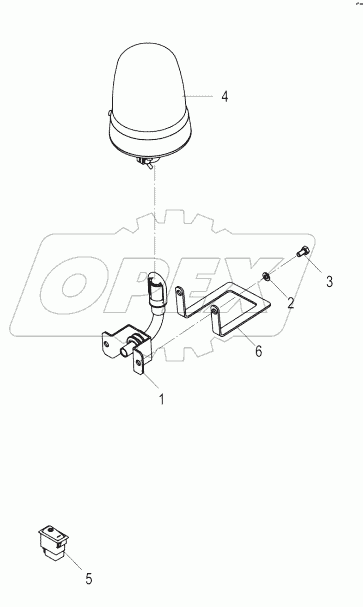 49C1084-001-00 ROTATING BEACON WIRING AS