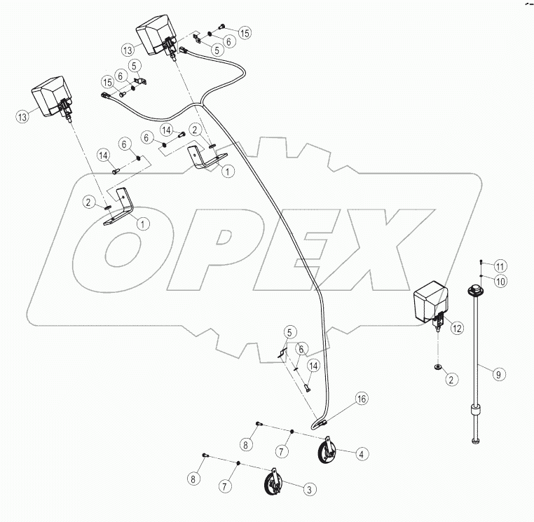 49C5134-000-02 FRAME WIRING AS