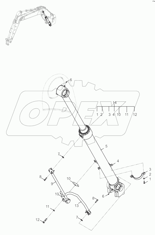 11Y0043-003-01 WORK IMPLEMENT LINES AS