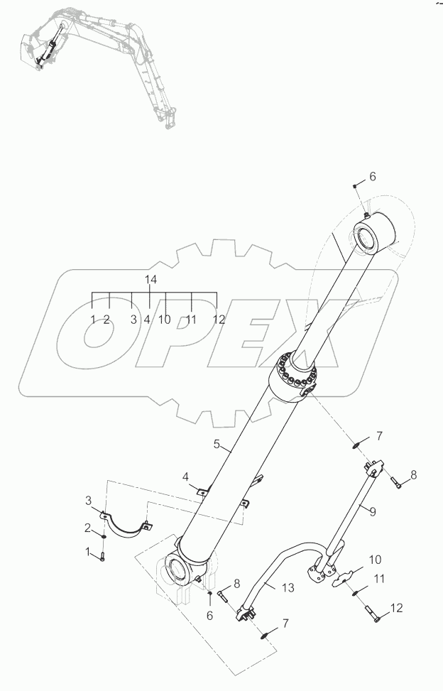 11Y0043-003-02 WORK IMPLEMENT LINES AS
