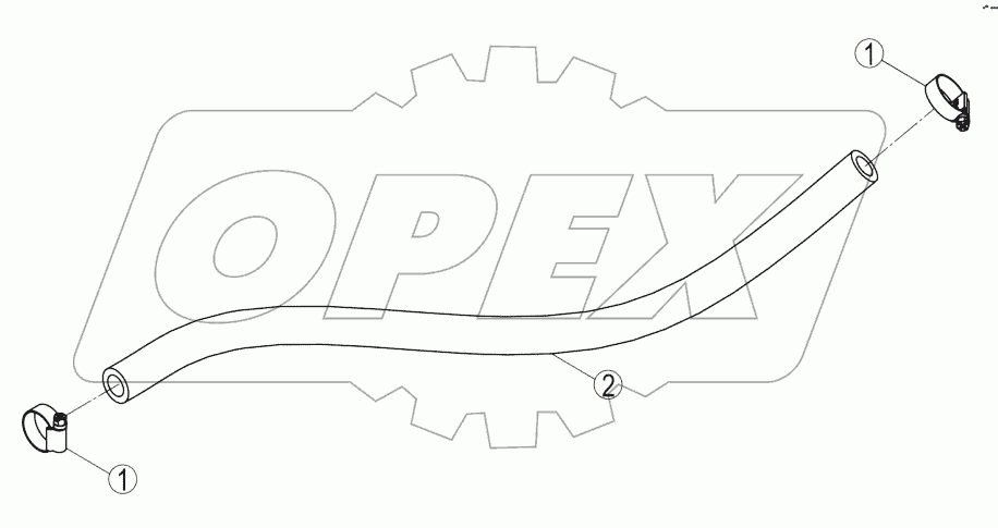 46C8501-000-00 WATER HOSE