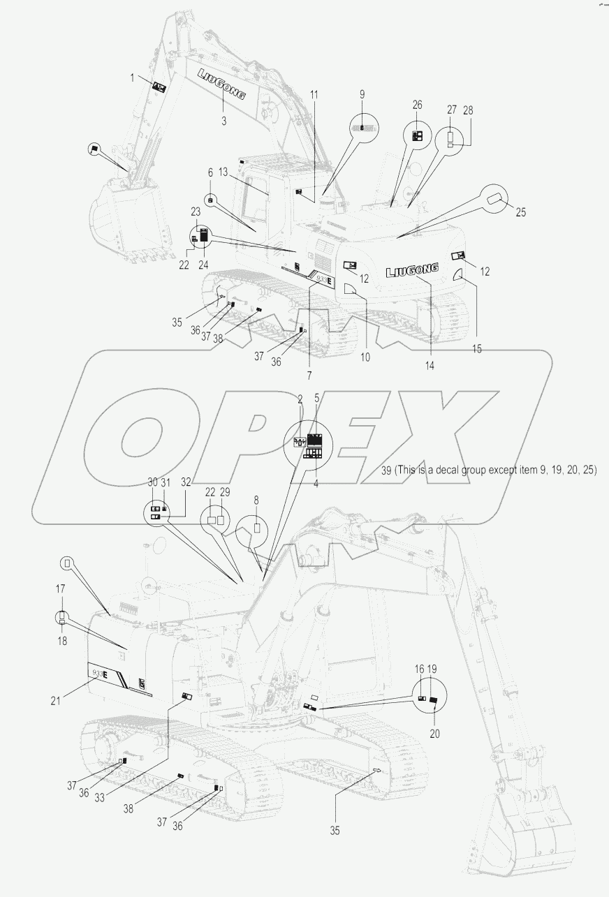 48Y0961-000-00 DECAL GROUP