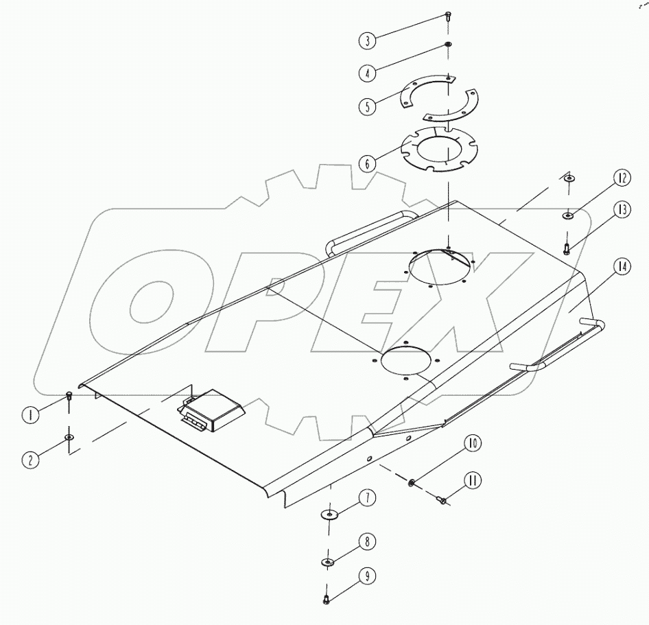  44Y0258 ENGINE HOOD AS