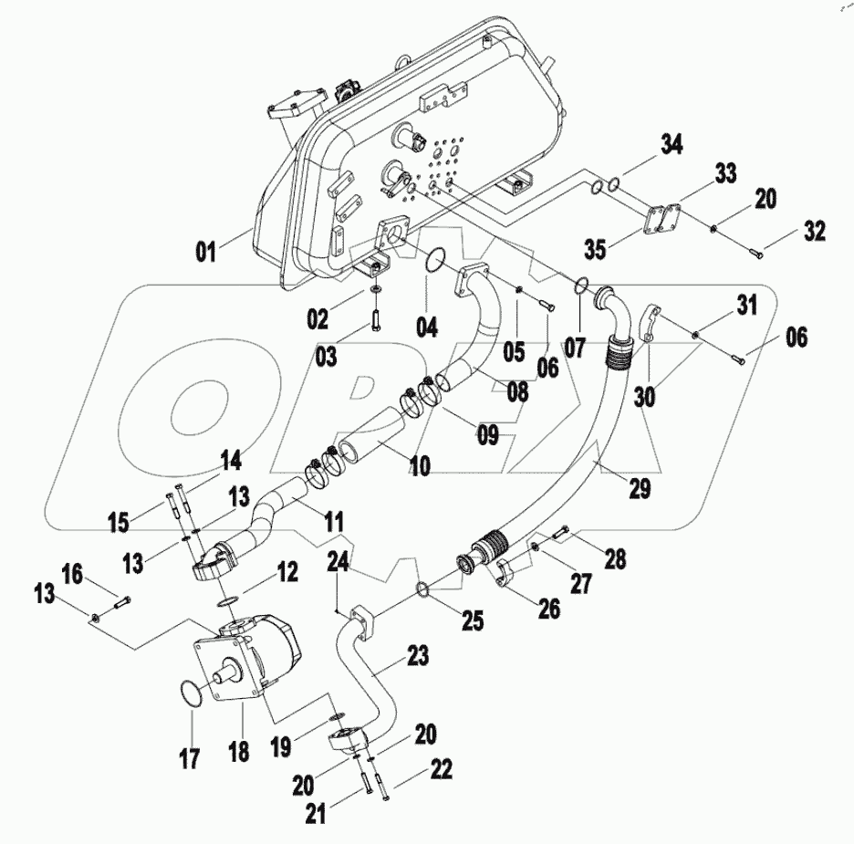 00C1859 PUMP LINES (ANGLE BLADE)