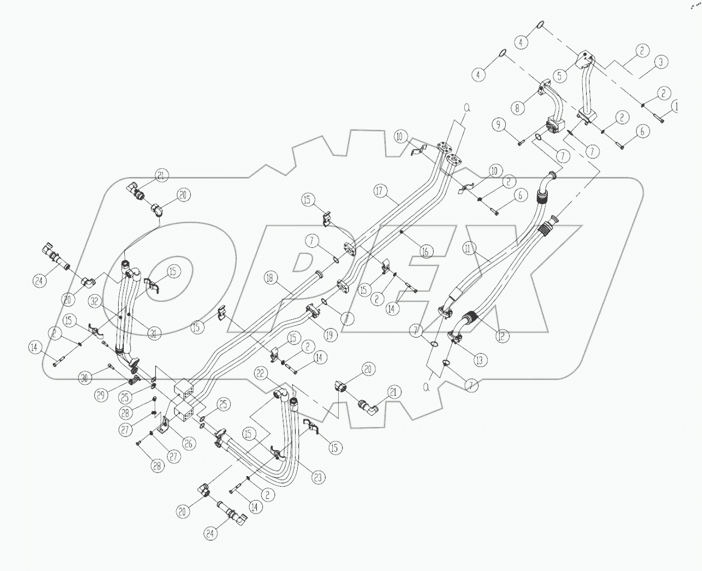  00C5679 BLADE LIFT LINES