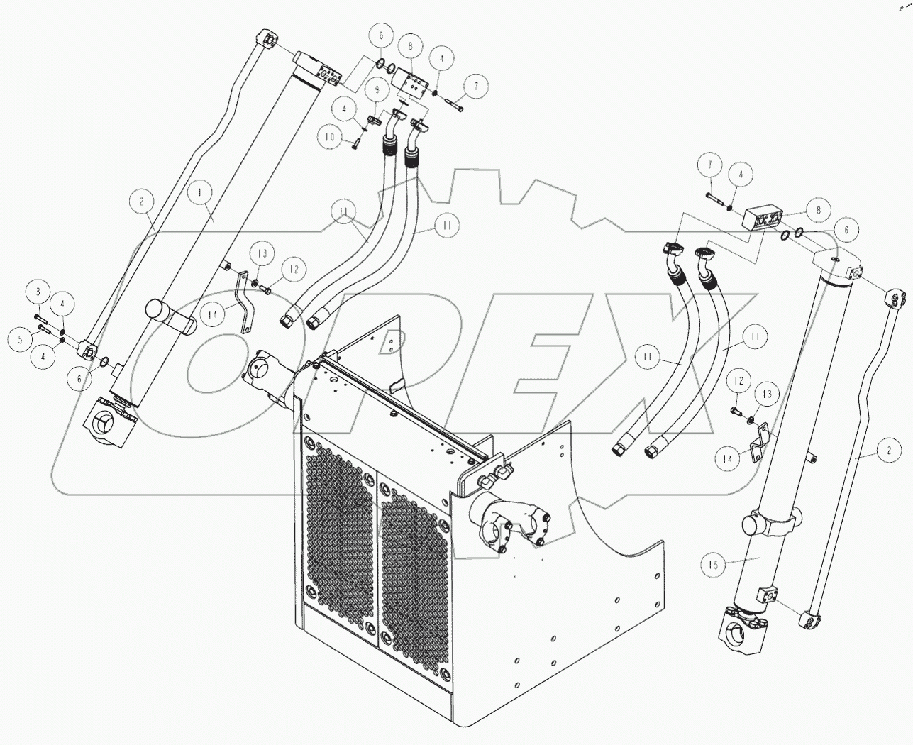  44C2569 LIFT CYL INDER (SWAMP44)