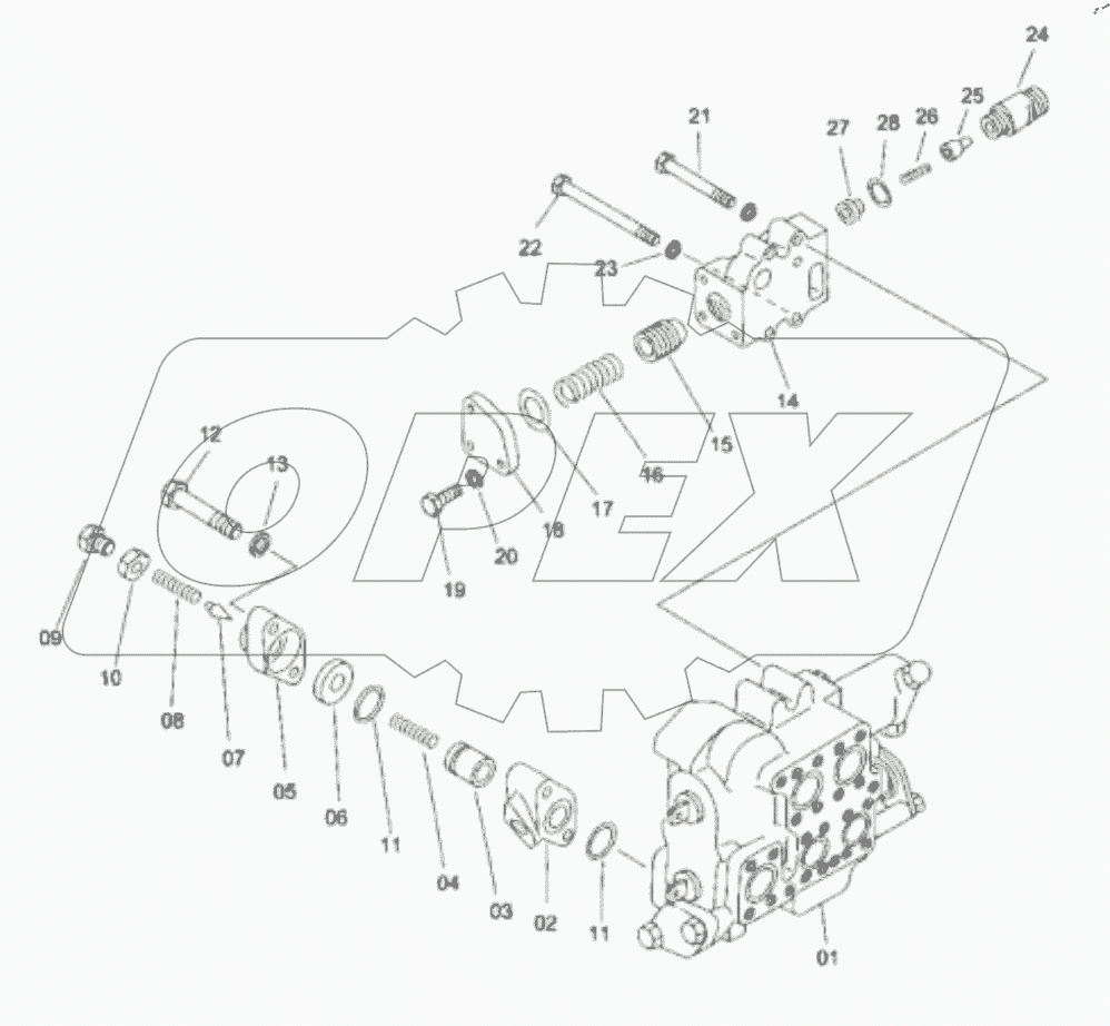  12C2121 BLADE CONTRAL VAVLE