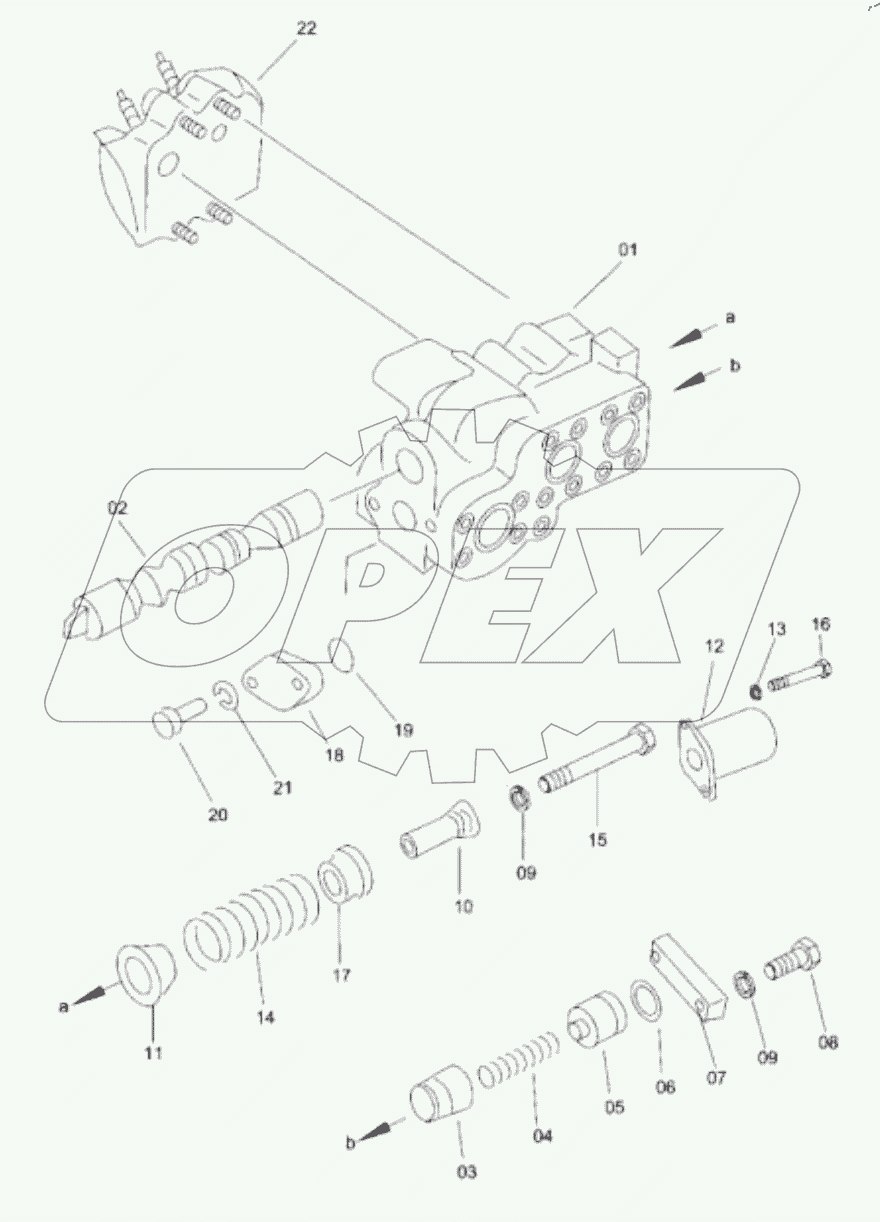  12C2031 RIPPER CONTROL VAVLE
