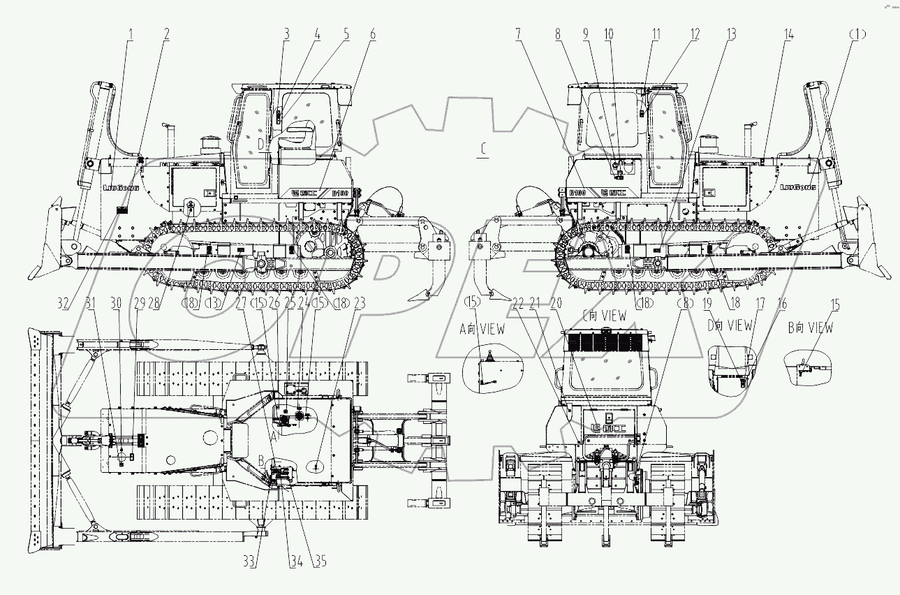 45E0965 000 DECAL GROUP
