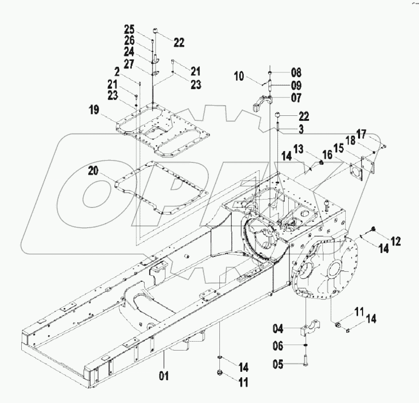 30E0491 MAIN FRAME AS (SWAMP)