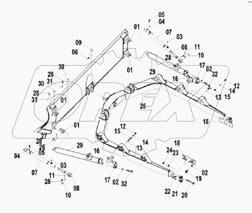 32E1600 BLADE ASSEMBLY