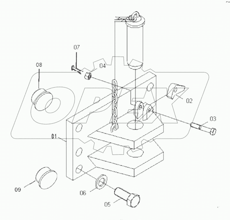 24C0553 TRACTION FRAME