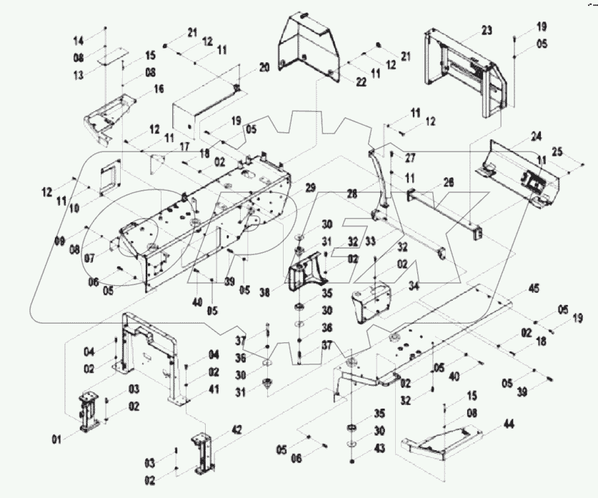 30E0755 FENDER AS (SPECIAL FOR ROPS)