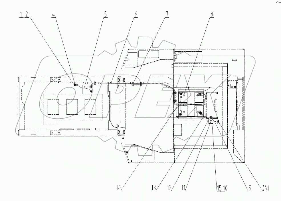 46C3428 BATTERY WIRING