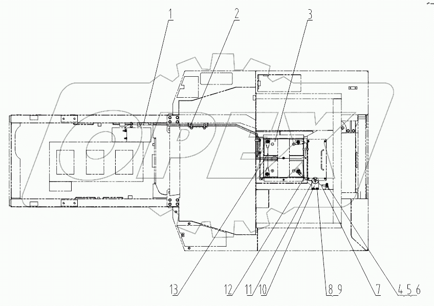 46C5292 BATTERY WIRING