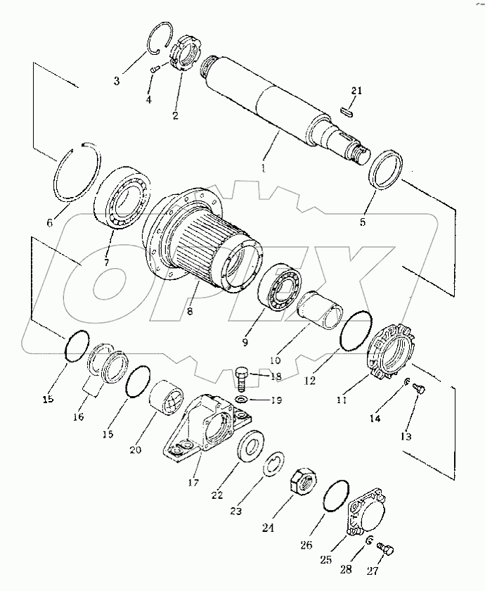 26E0096 FINAL DRIVE (SWAMP)
