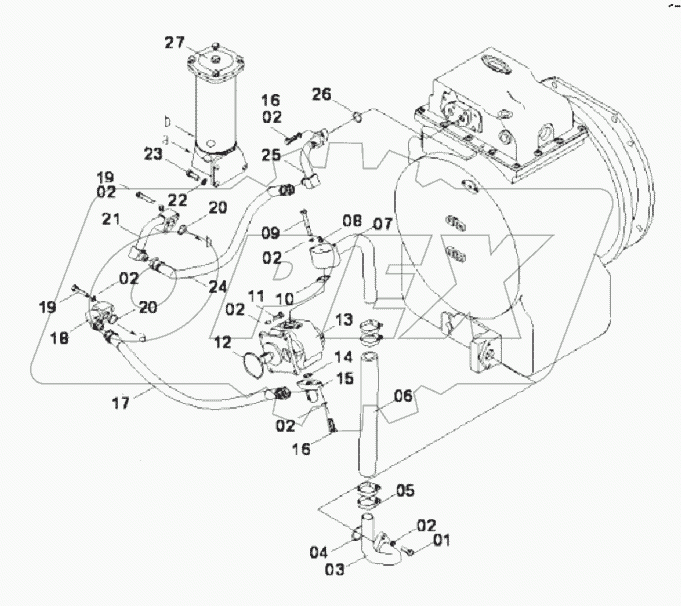 15E0514 TORQUE CONVERTER AND GEARBOX LINES