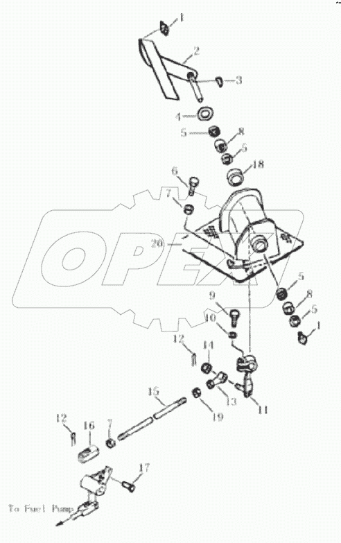 00E0797 DECELERATOR PEDAL