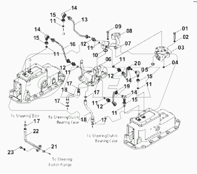 15E0515 STEERING RELIEF LINES