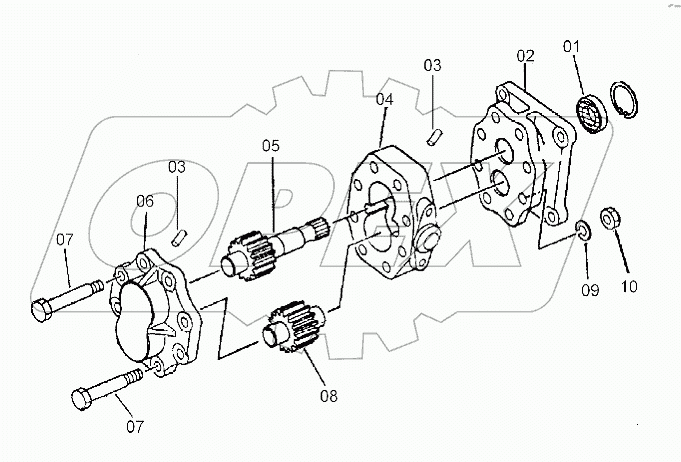 11C0799 STEERING PUMP