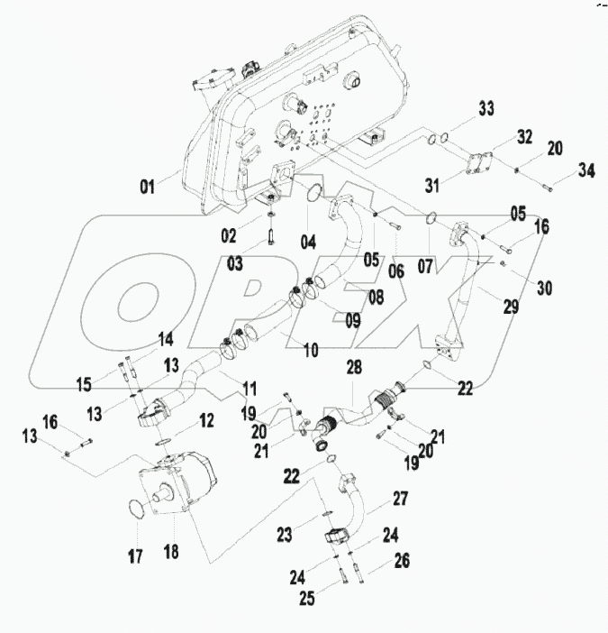 00C1859 PUMP LINES (ANGLE BLADE)