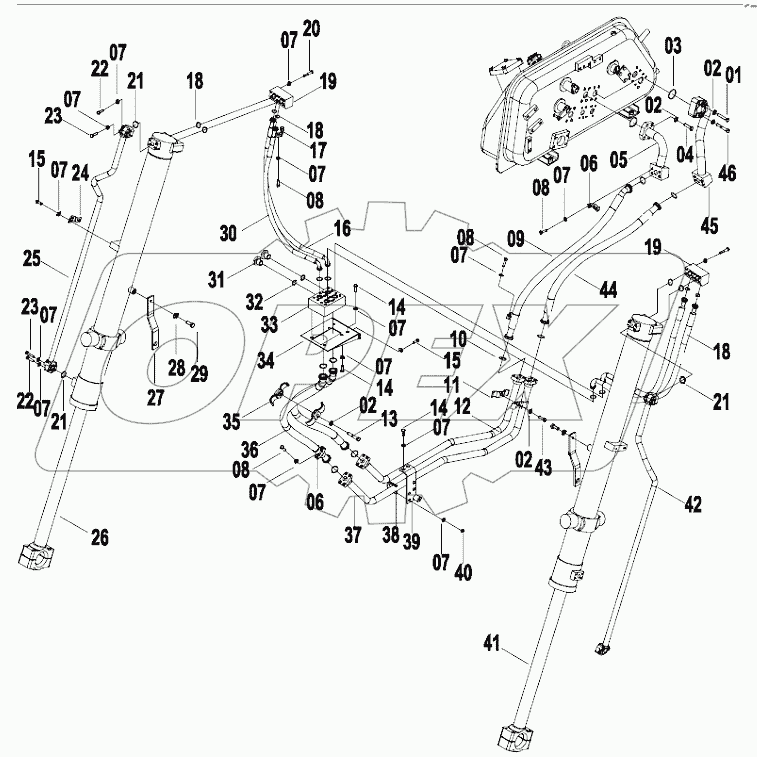 44C1485 BLADE LIFT LINES