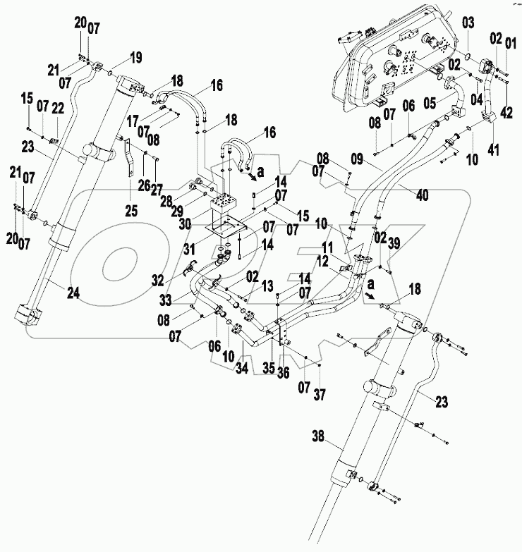 44C1683 BLADE LIFT LINES (SWAMP AND LENGTH)
