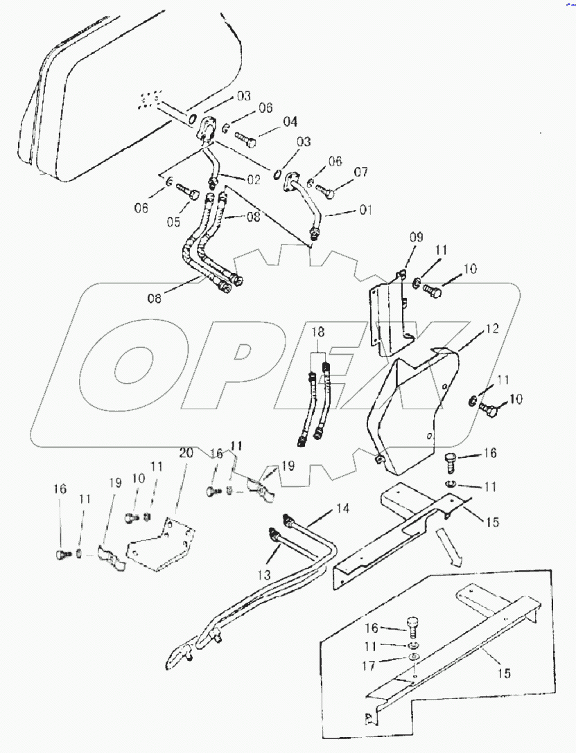 44C0675 BLADE TILT LINES (SWAMP)