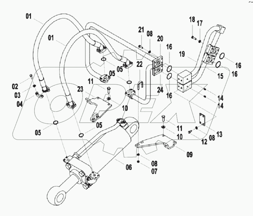 44C0615 THREE TEETH RIPPER LINES