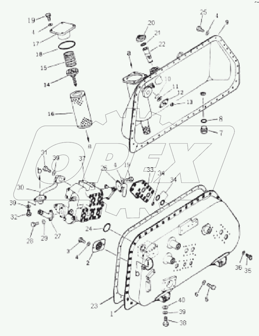 21C0320 HYDRAULIC OIL TANK