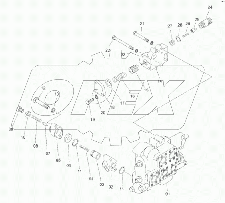 12C2121 BLADE CONTRAL VAVLE