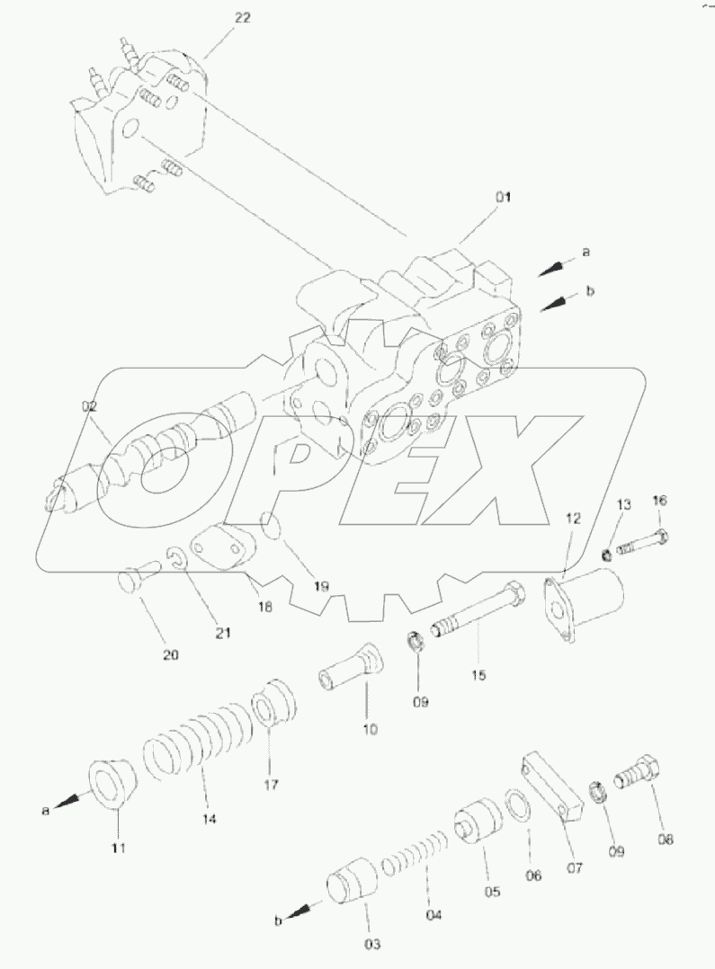 12C2031 RIPPER CONTROL VAVLE