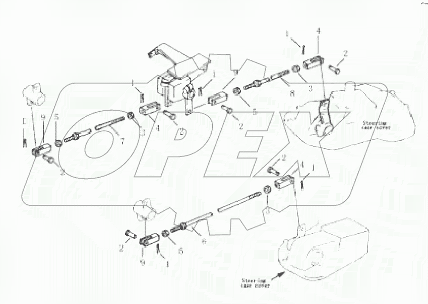20E0270 BRAKE PEDAL AND LINKAGE
