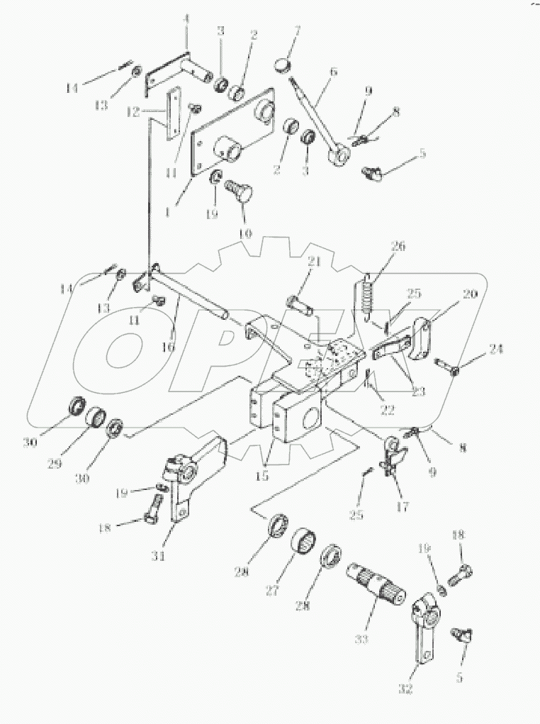 20E0270 000 BRAKE LOCK LEVER