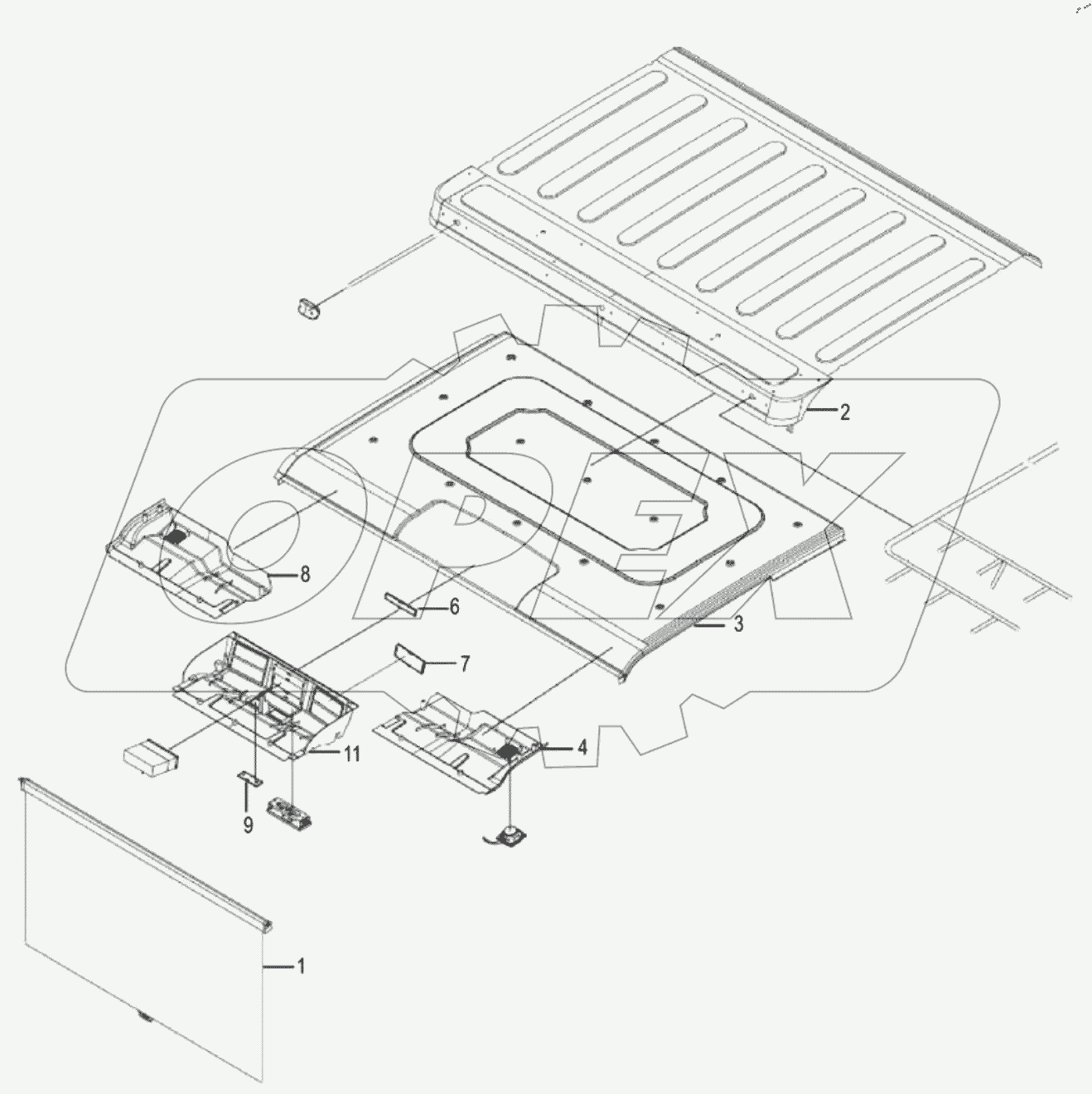  SP231803_000_00 CEILING ASSEMBLY