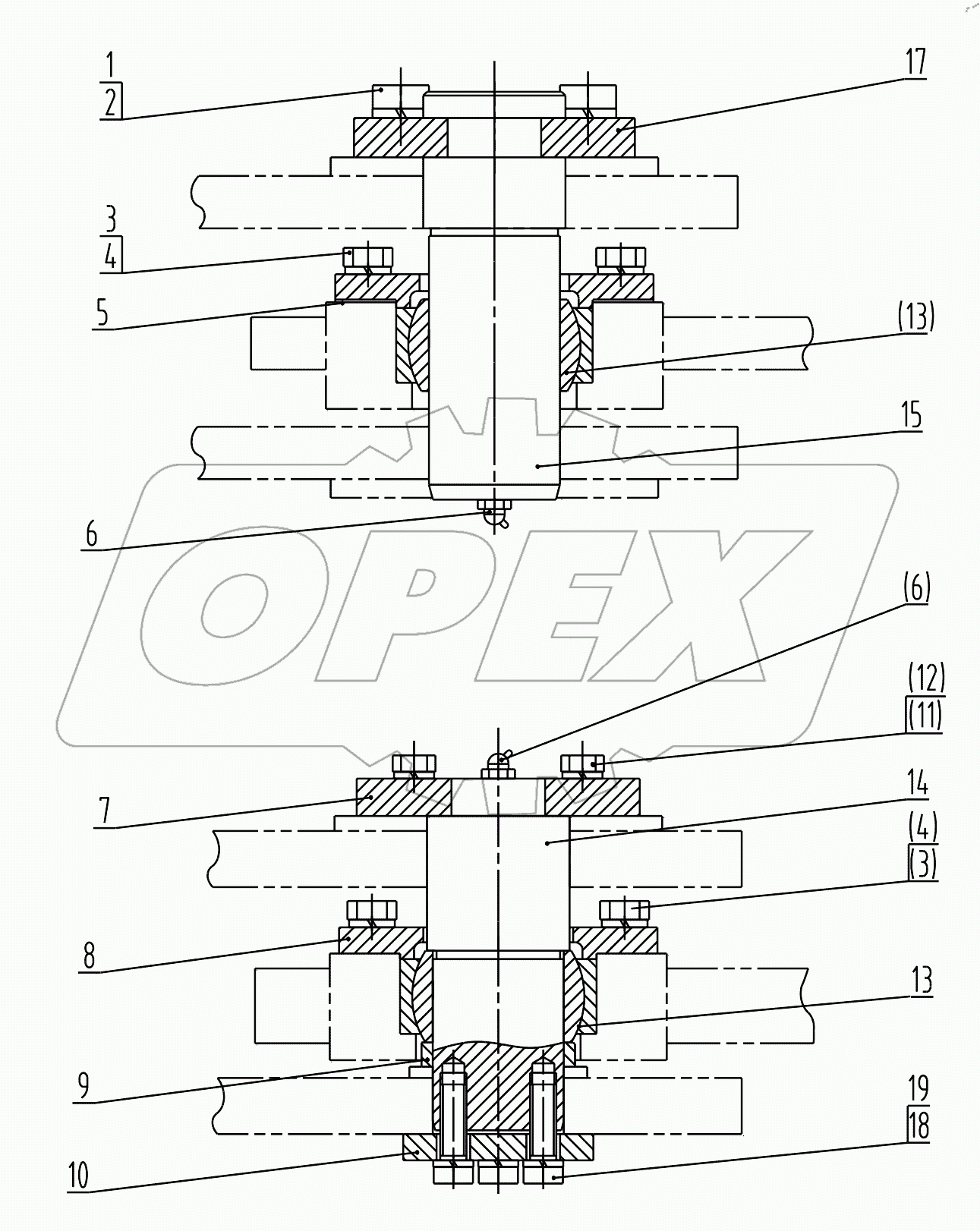  30E0121 003 ARTICULATED HITCH AS