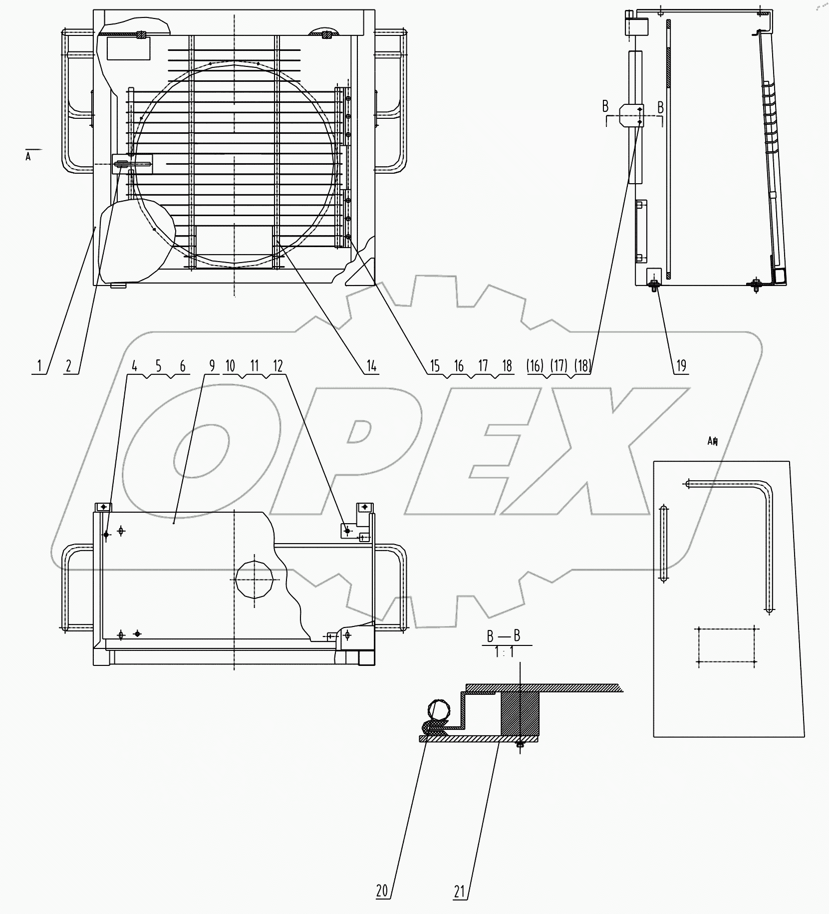 48C0465 003 GUARD GP-RADIATOR
