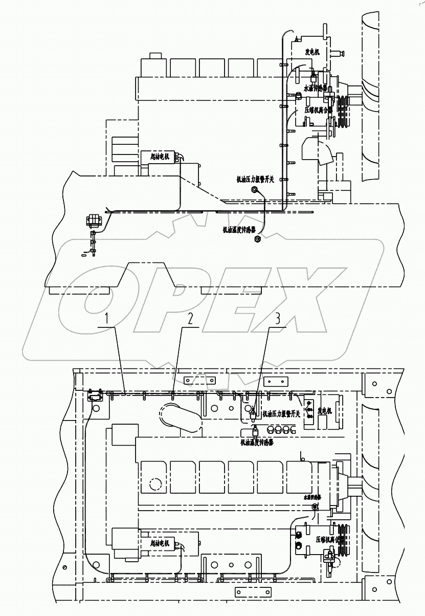  46C5406 000 ENGINE WIRING