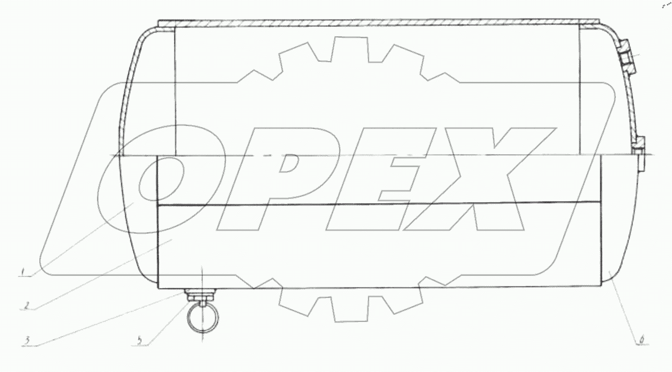  13C0003 000 AIR RESERVOIR