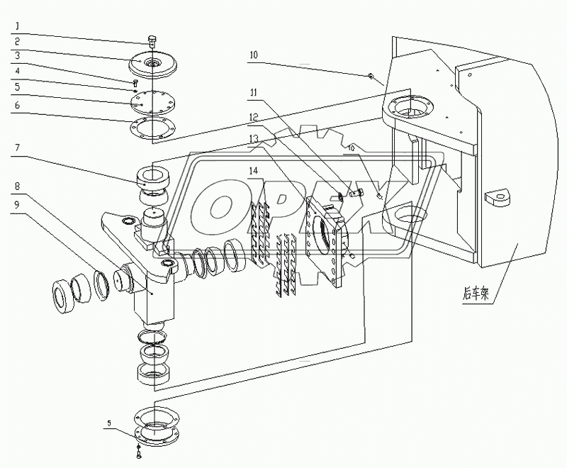 Steering articulated system