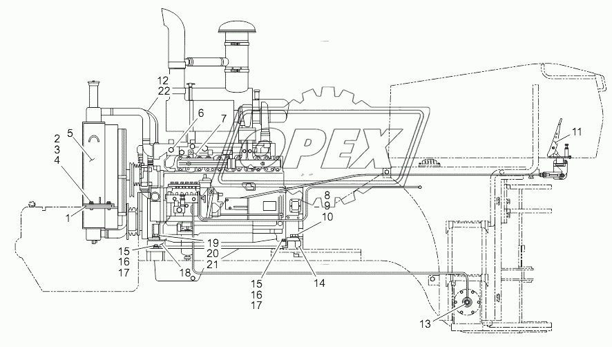 TD226B-6G1 Diesel engine system (CDM833.01)