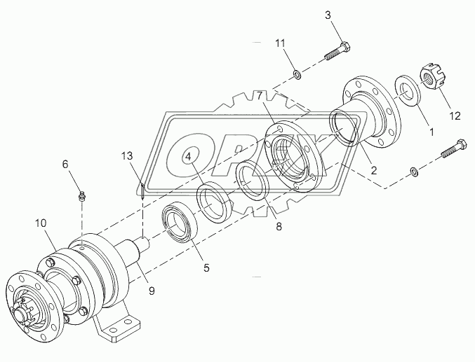 Intermediate support (LG30F.04 I.03)