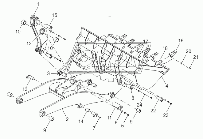 Implement assembly system (CDM833.11 I)