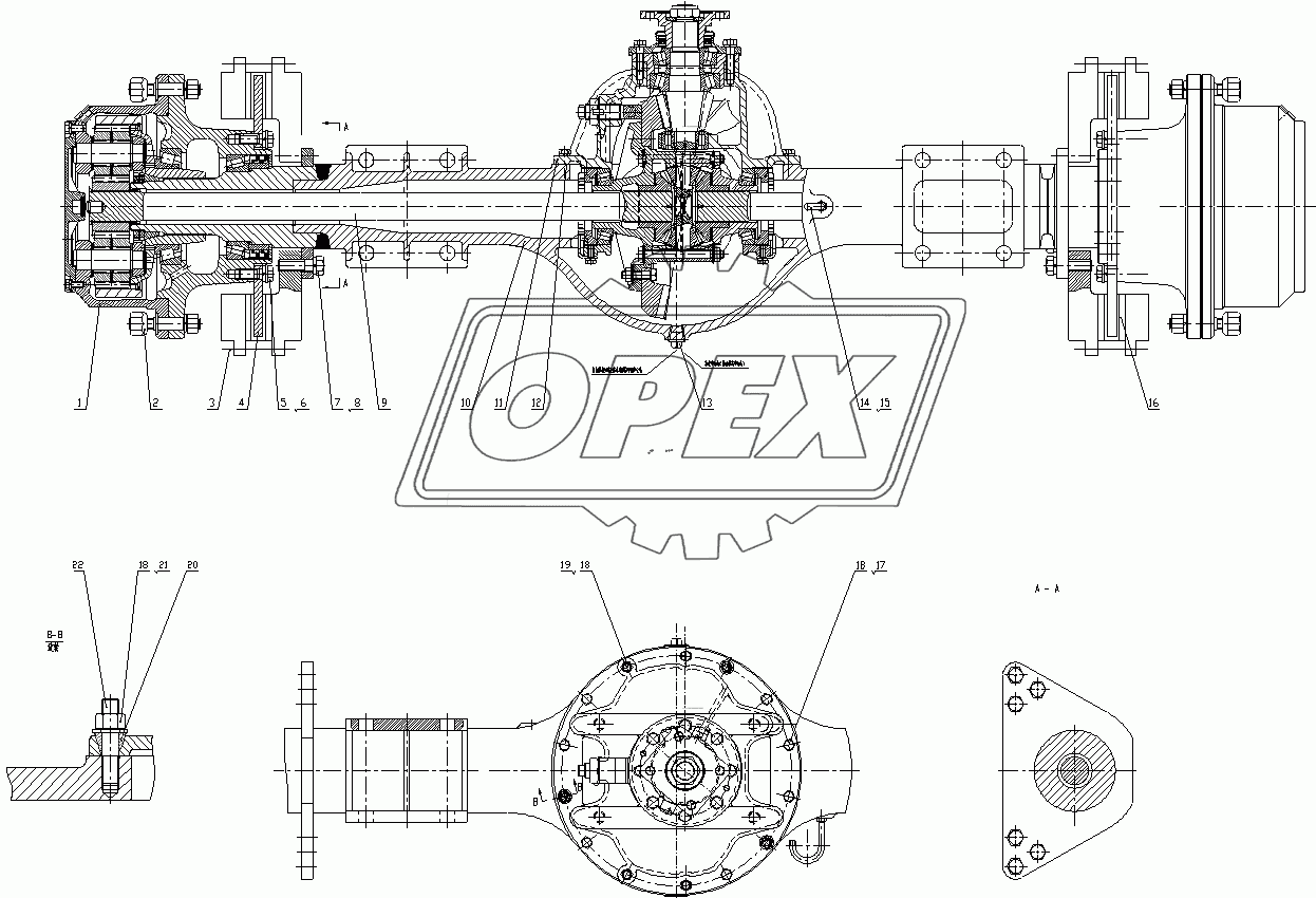 Rear Axle Assembly