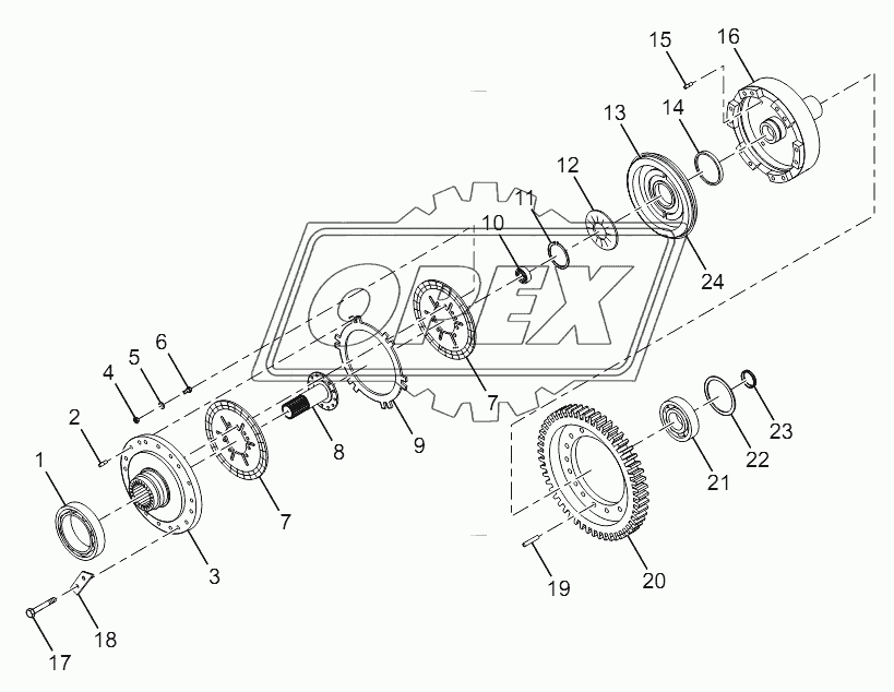 Shaft III Assembly (LG853.03.01.05)