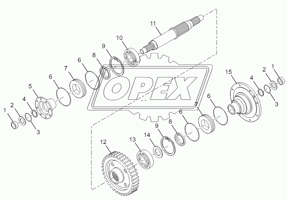 Shaft IV Assembly (LG853.03.01.03)